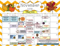 November Calendar 